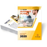 Panfletos em papel couchê 90g 4x4 148x200mm